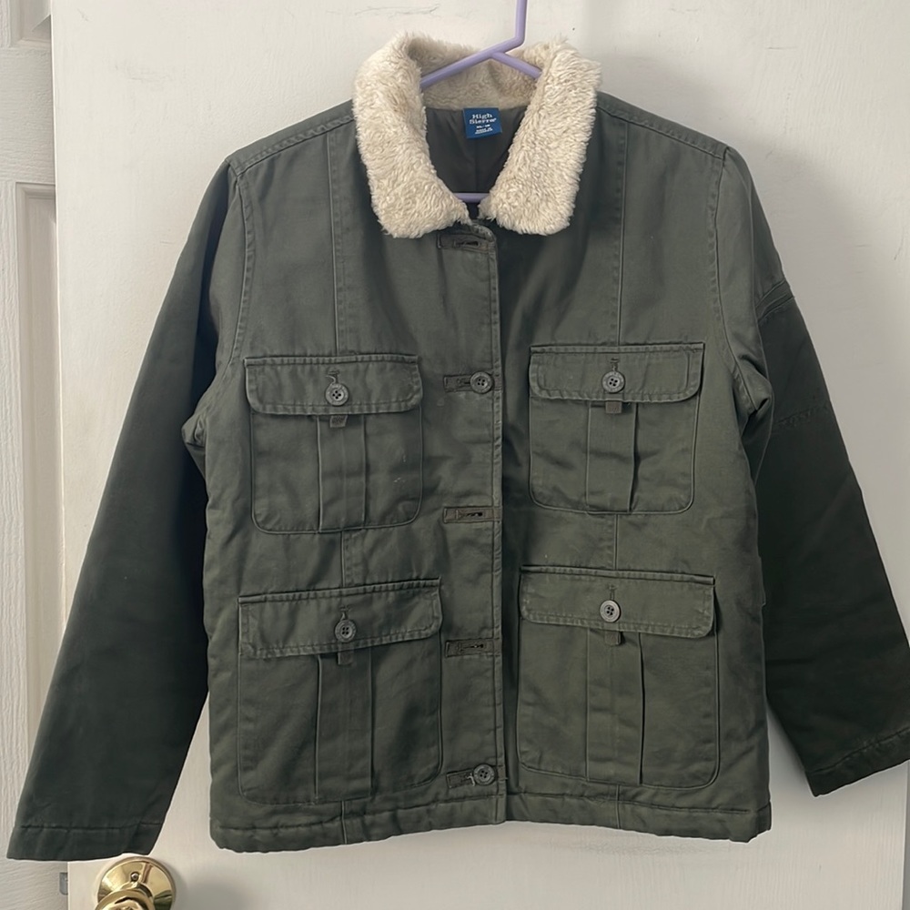 [LAST ACT] HIGH SIERRA GIRLS KIDS UTILITY JACKET FUR